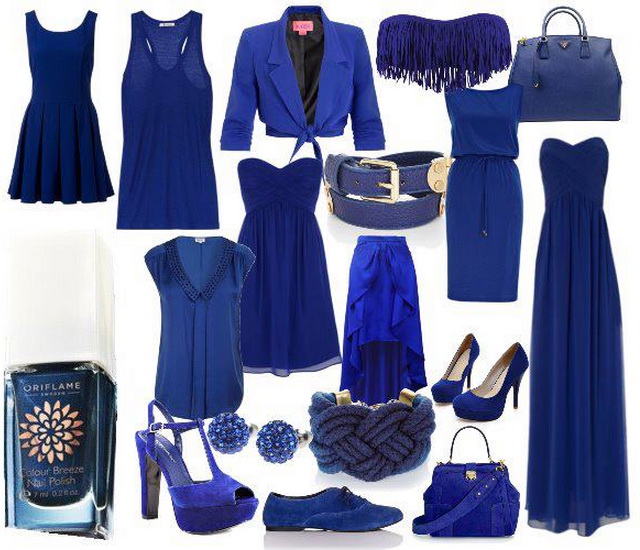 Темно Синее Платье С Цветами